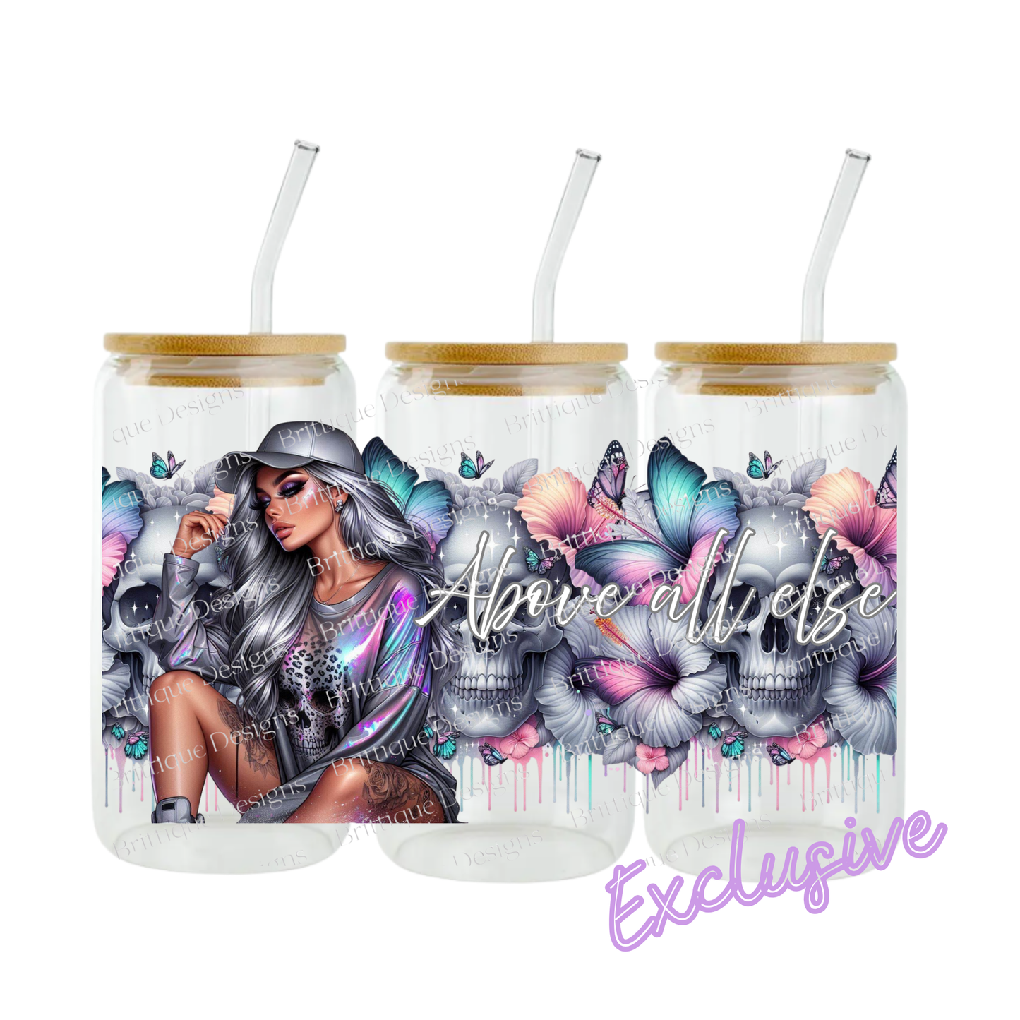 Above All Else | 16oz UV DTF Exclusive