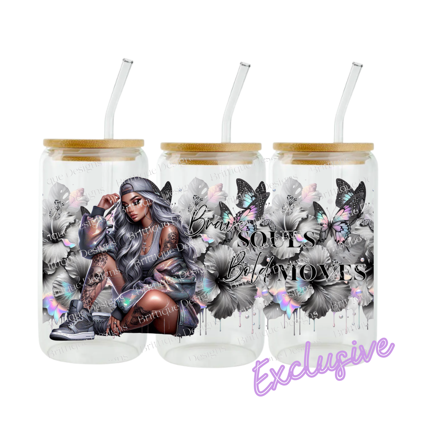 Brave Souls | 16oz UV DTF Exclusive