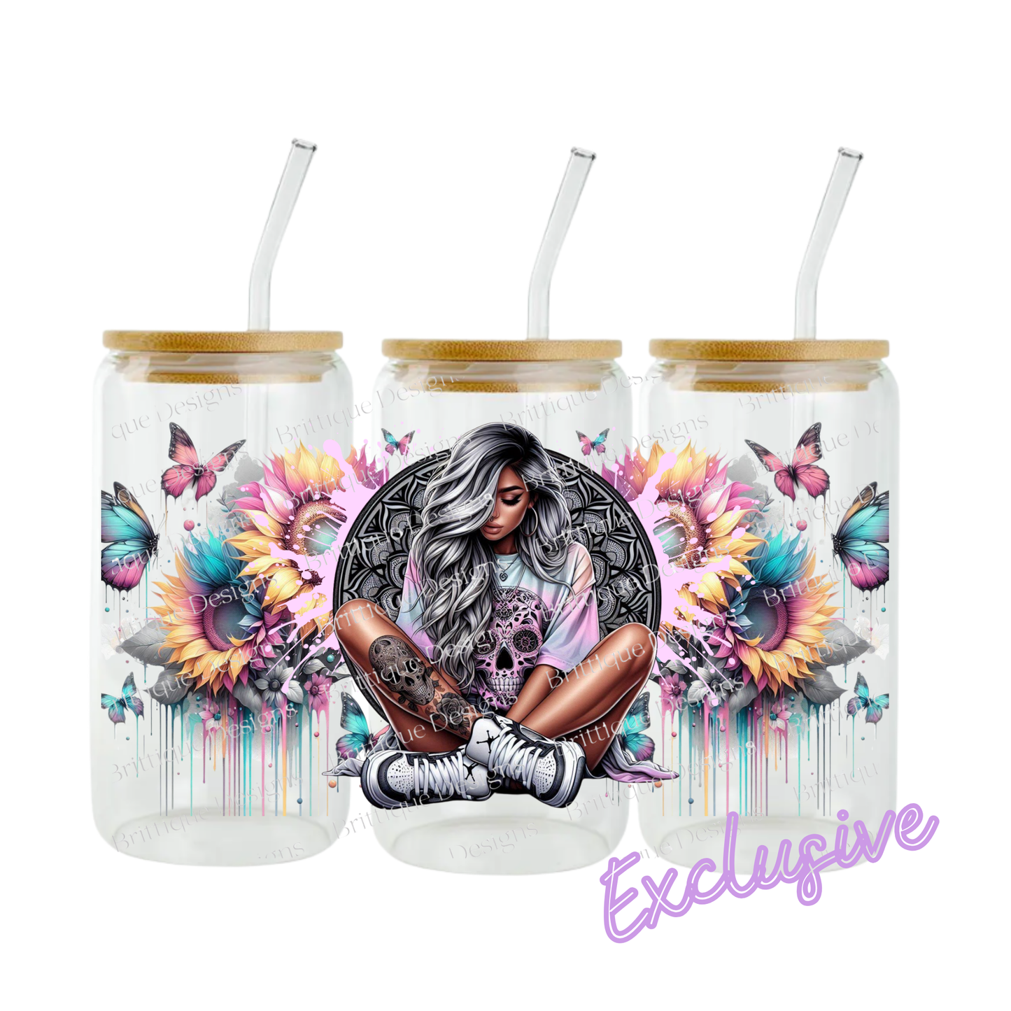 Butterfly Queen | 16oz UV DTF Exclusive