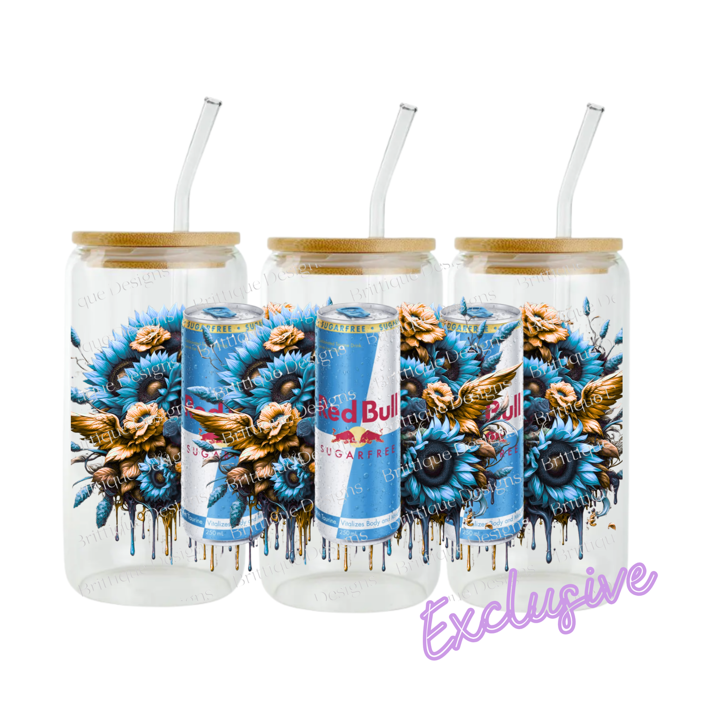 Red Bull Sugar Free | 16oz UV DTF Exclusive