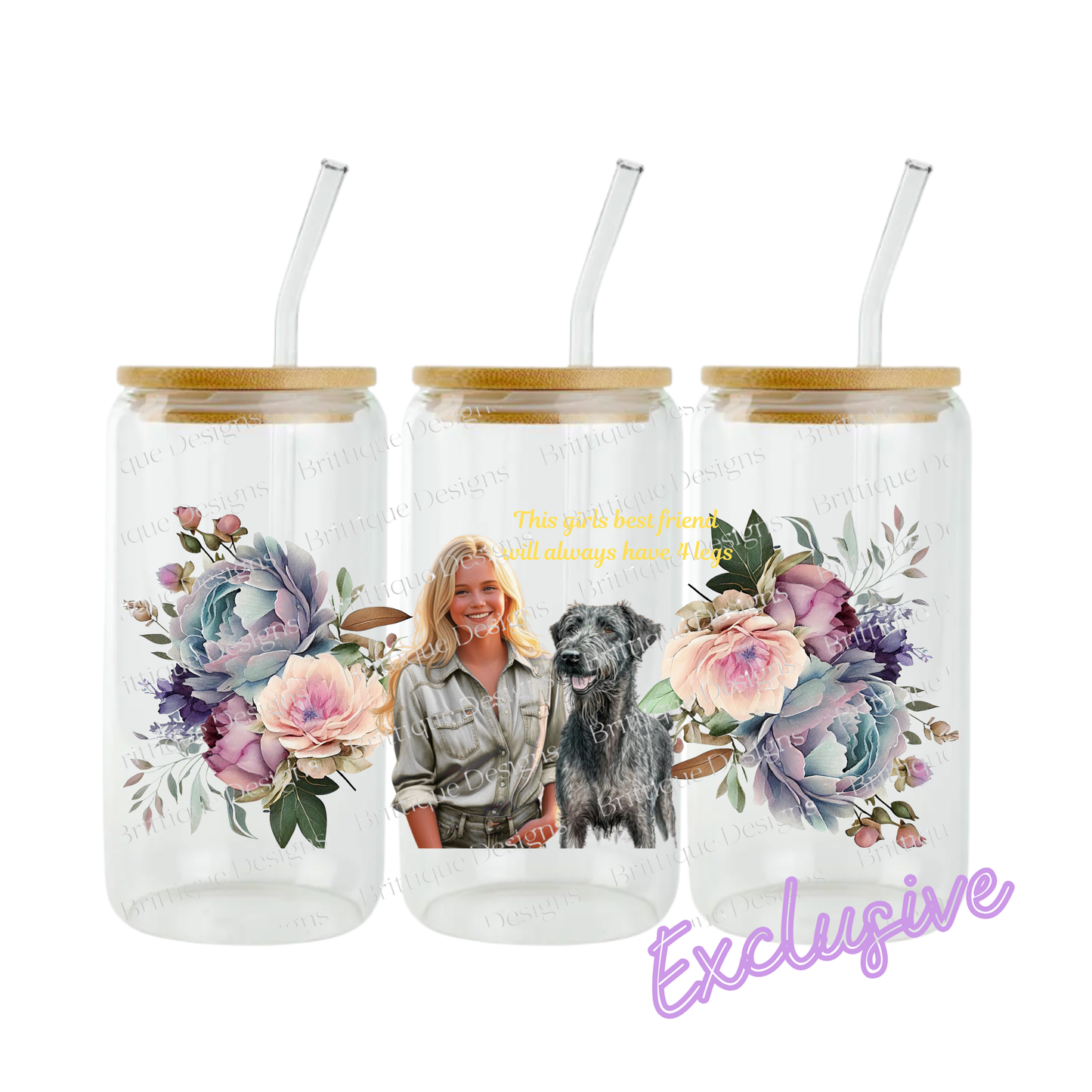 Best Friend, 4 legs | 16oz UV DTF Exclusive