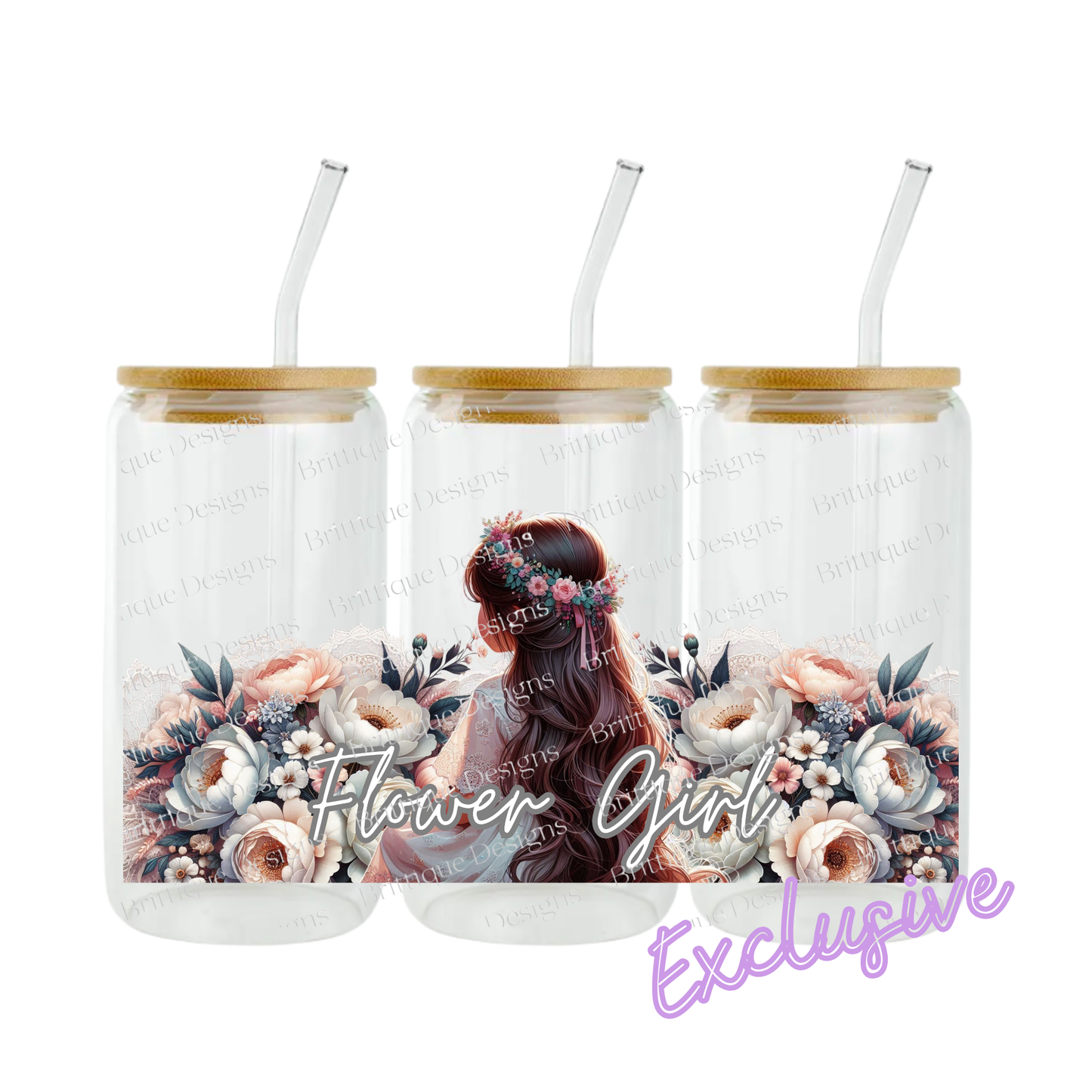 Flower Girl | 16oz UV DTF Exclusive