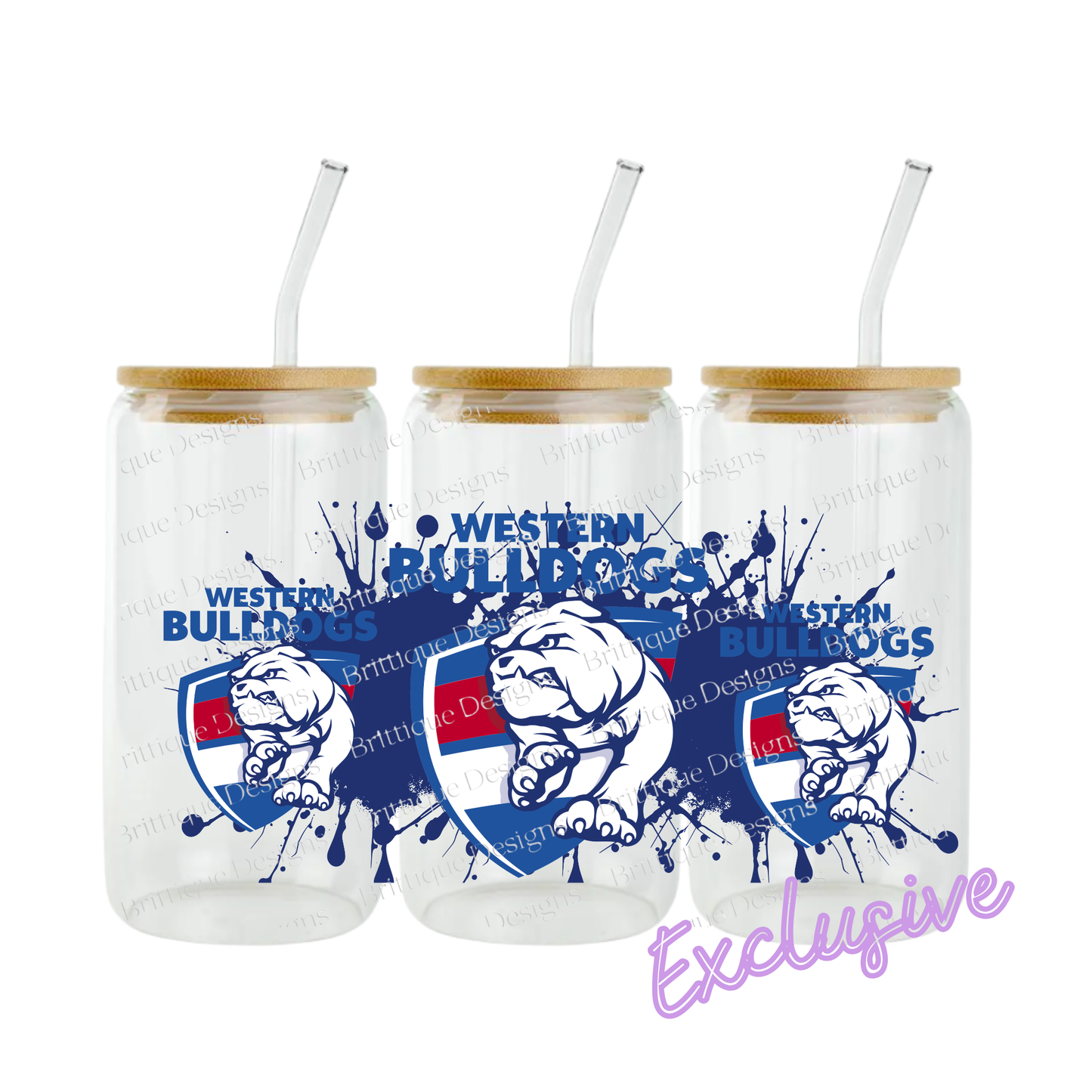 Western Bulldogs | AFL Football | 16oz UV DTF Exclusive