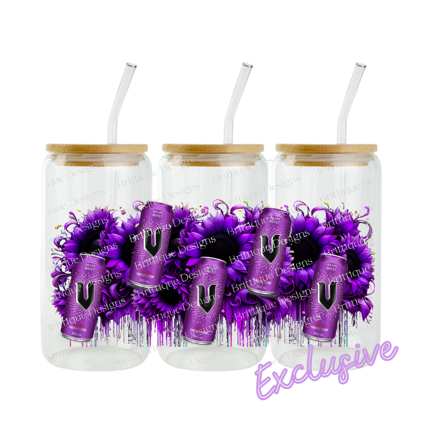 Purple V | 16oz UV DTF Exclusive