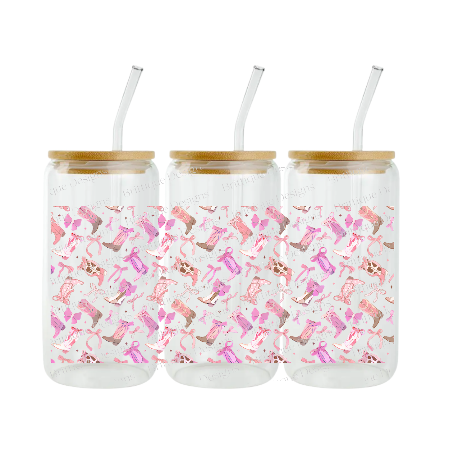Pretty Cowgirl Vibes | 16oz UV DTF | #461
