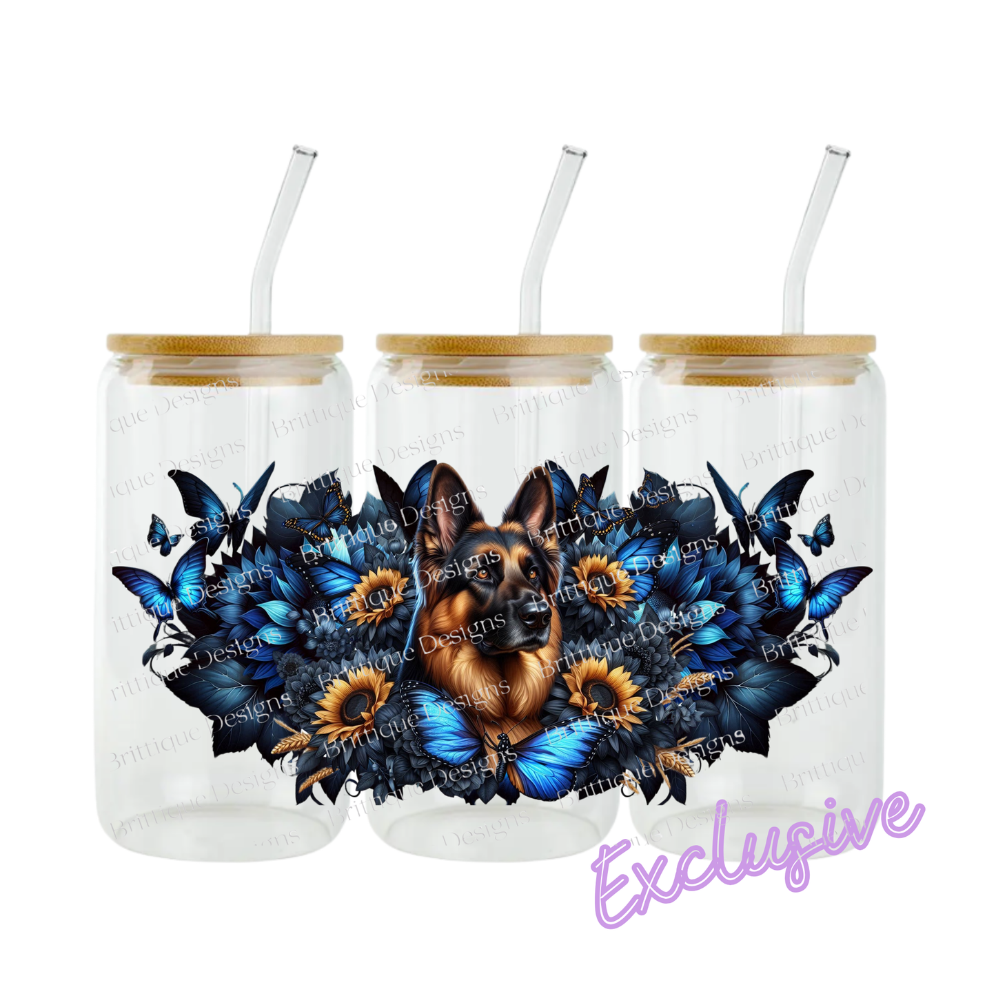 German Shepherd | 16oz UV DTF Exclusive
