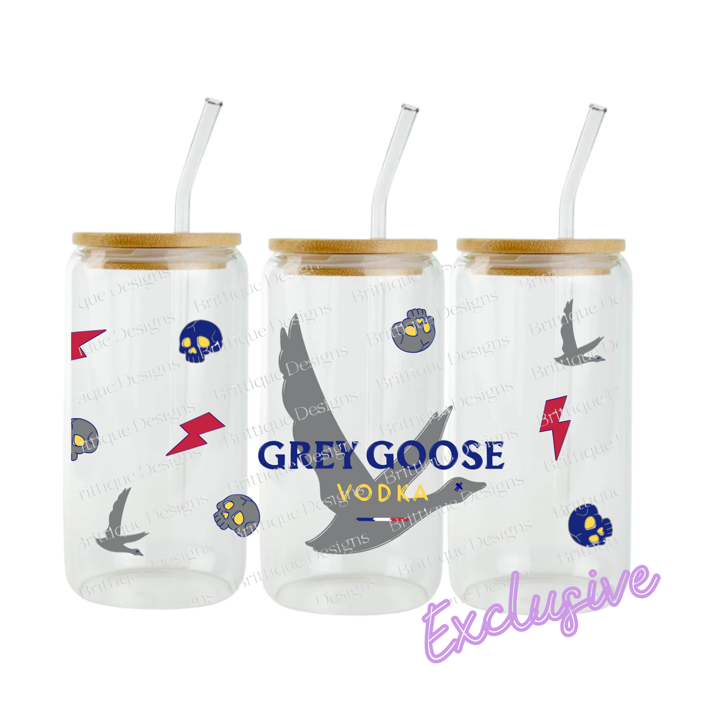 Grey Goose Vodka V1 | 16oz UV DTF Exclusive