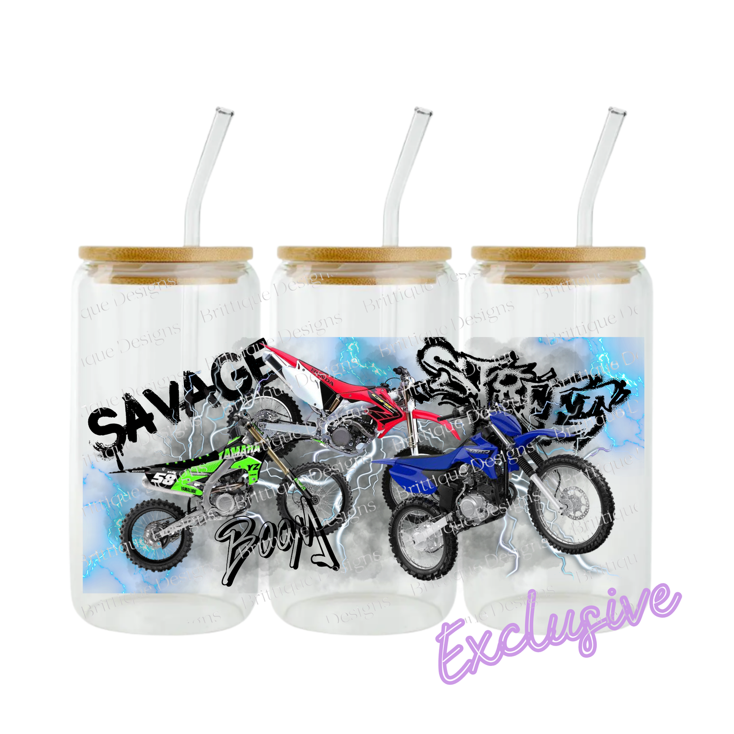 Moto Madness | 16oz UV DTF Exclusive