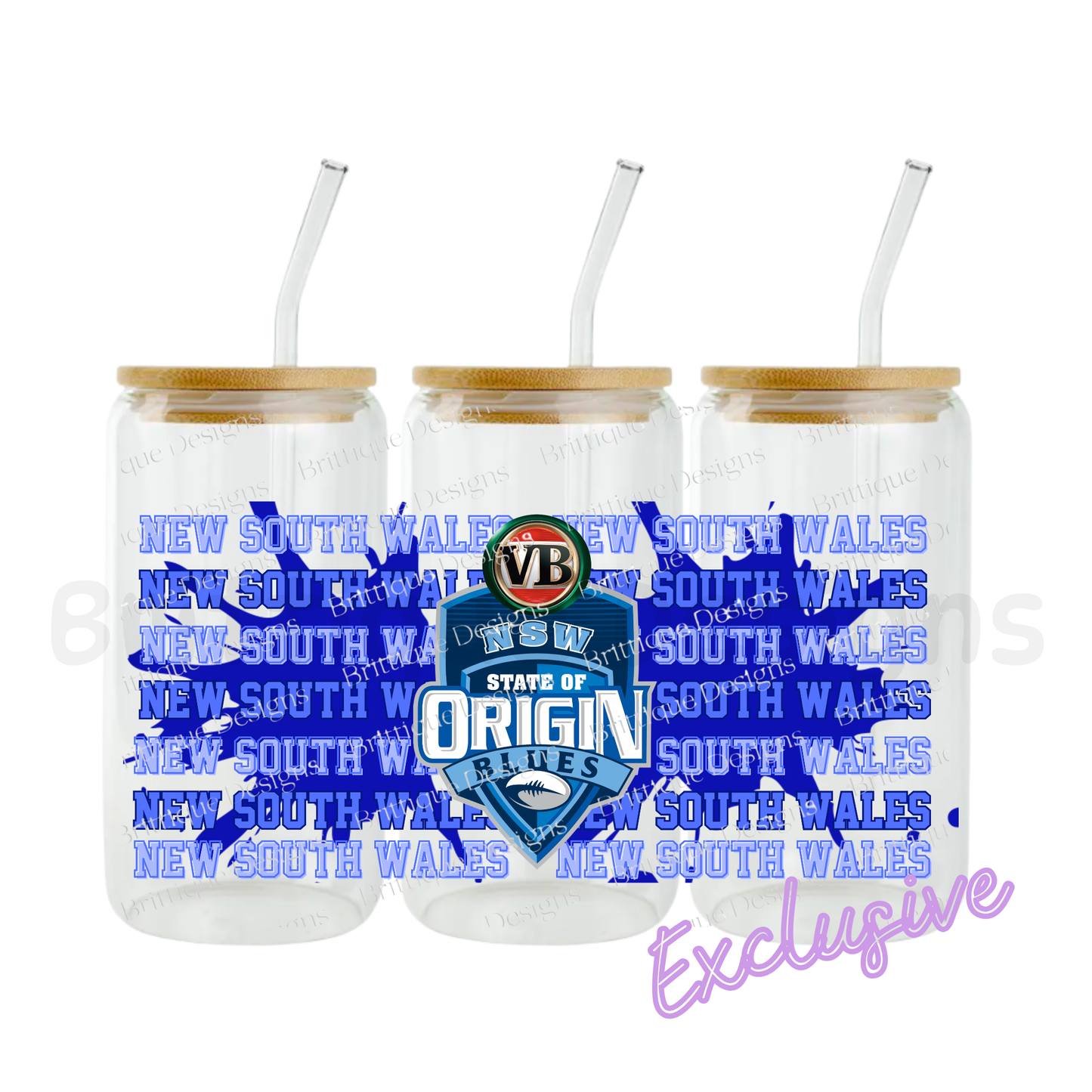 State Of Origin | NRL Football | 16oz UV DTF Exclusive