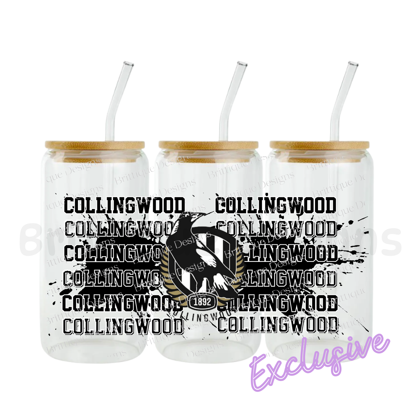 Collingwood Magpies | AFL Football | 16oz UV DTF Exclusive