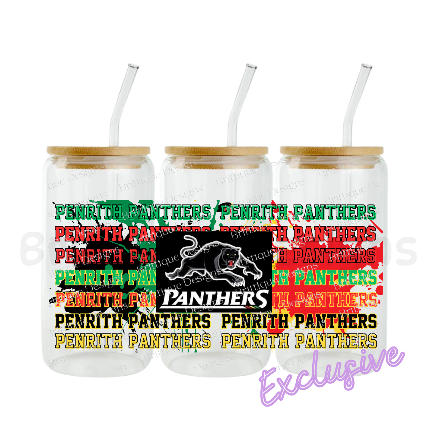 Penrith Panthers | NRL Football | 16oz UV DTF Exclusive