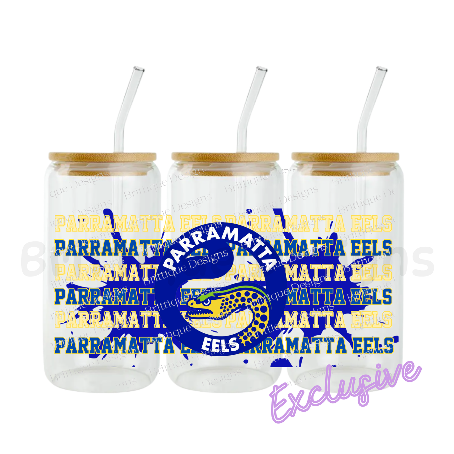 Parramatta Eels | NRL Football | 16oz UV DTF Exclusive
