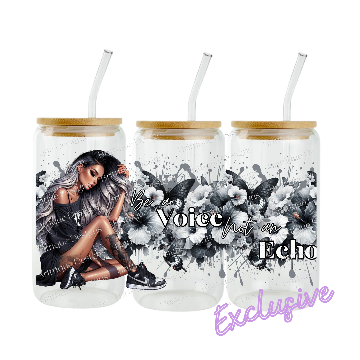 Be A Voice Not An Echo | 16oz UV DTF Exclusive