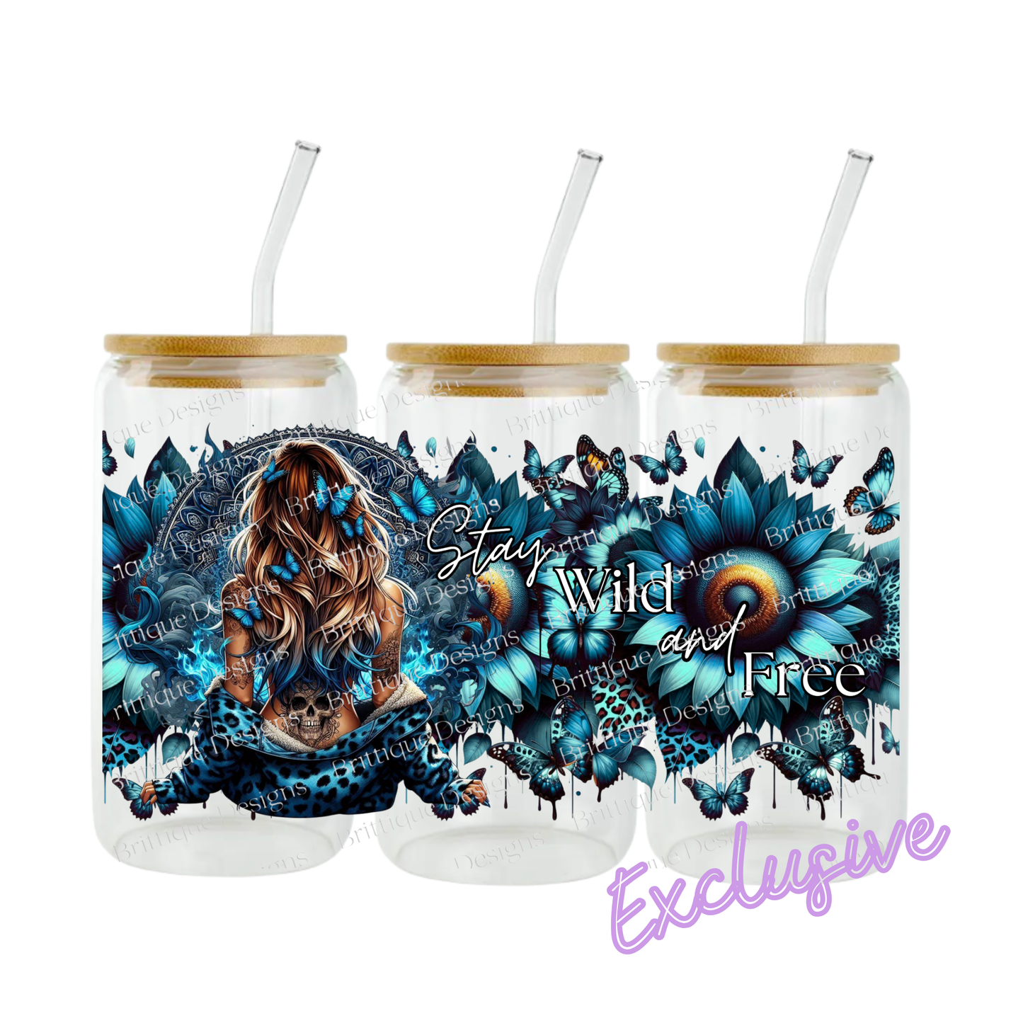 Stay Wild & Free | 16oz UV DTF Exclusive