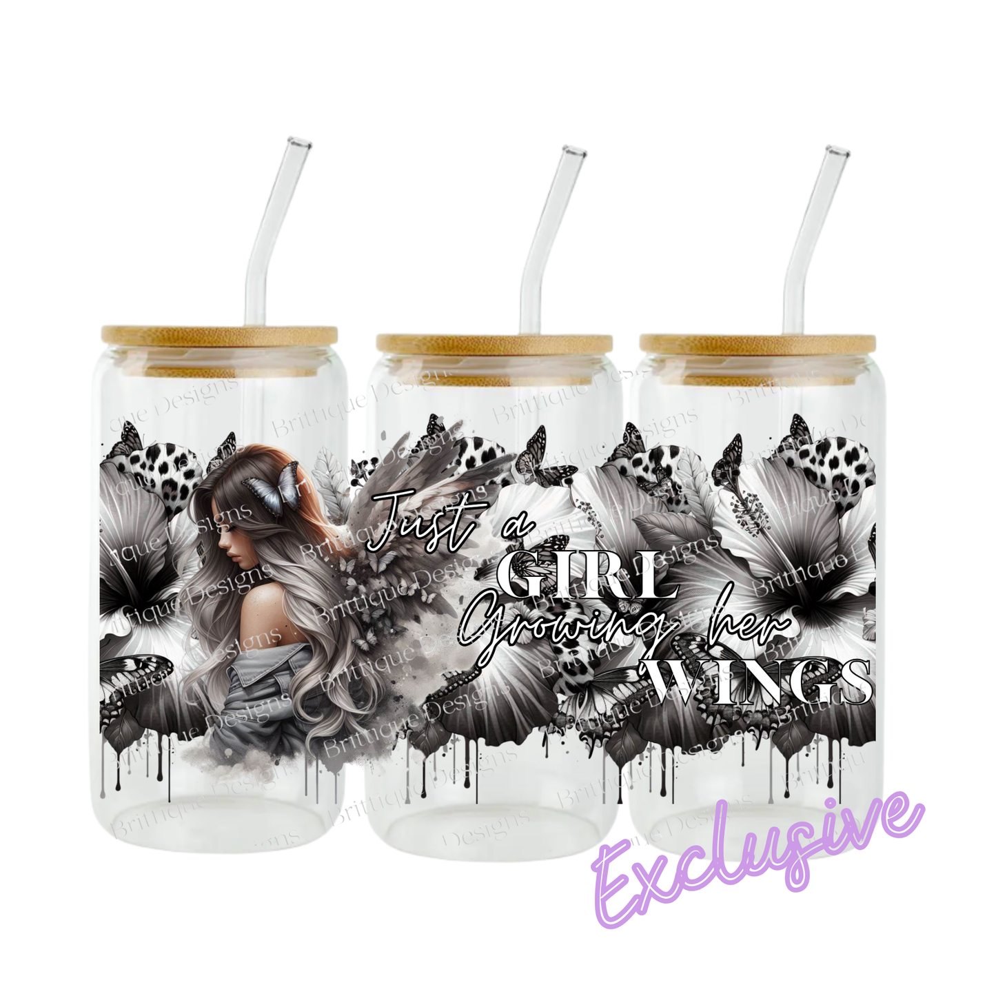Growing Her Wings | 16oz UV DTF Exclusive