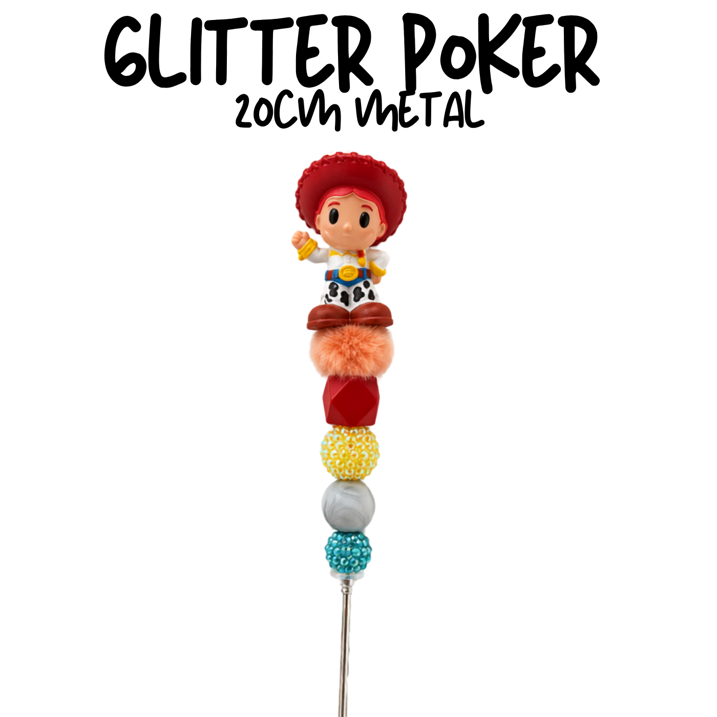 Ooshie Inspired | 8" Glitter Poker