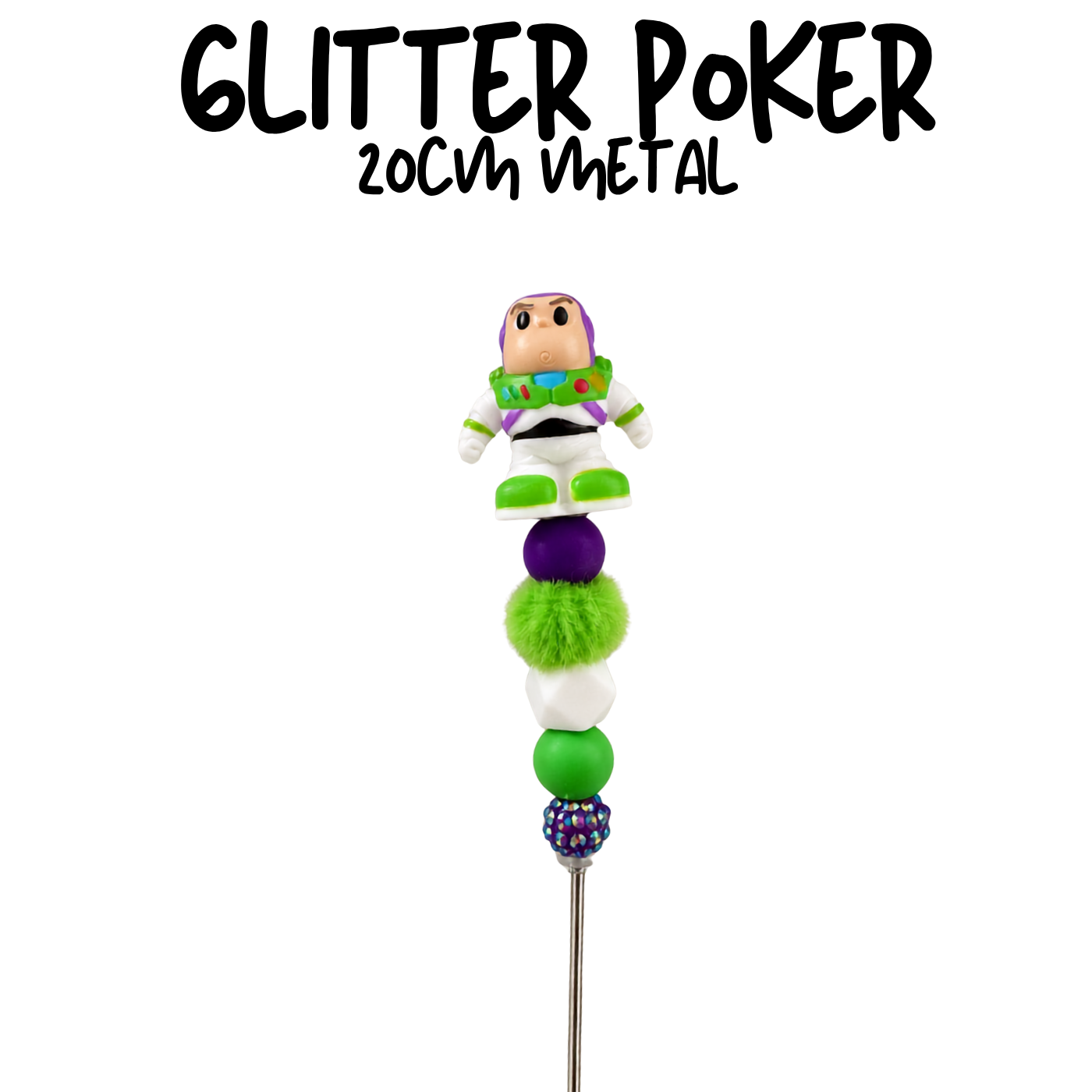 Ooshie Inspired | 8" Glitter Poker