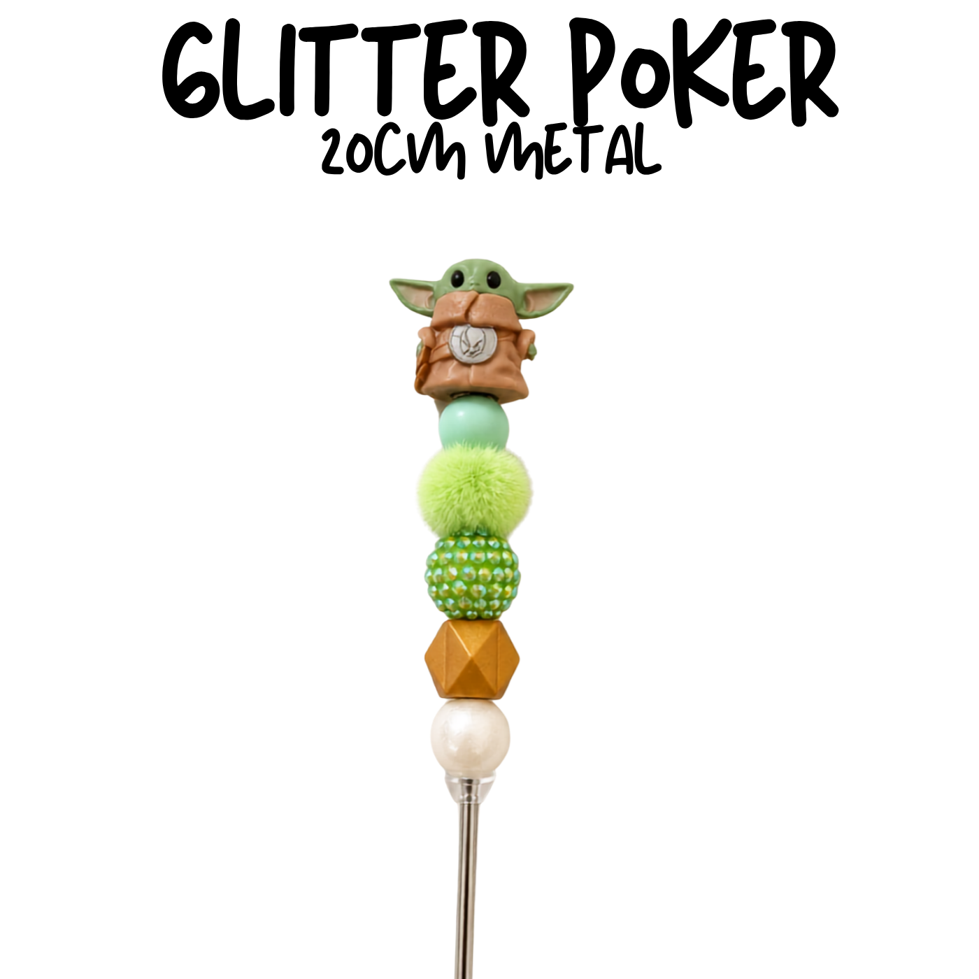 Ooshie Inspired | 8" Glitter Poker