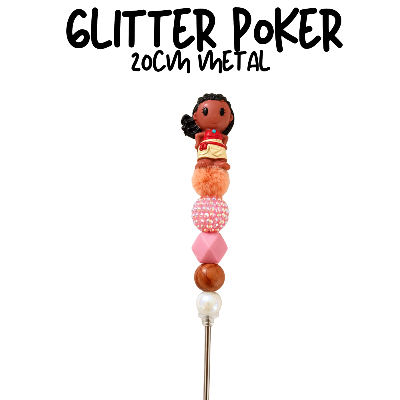 Ooshie Inspired | 8" Glitter Poker