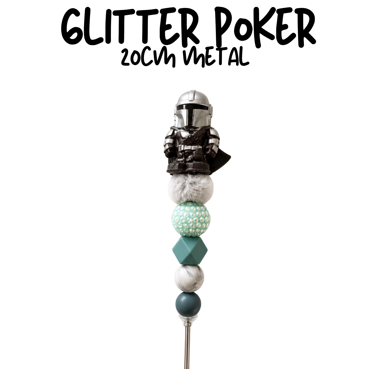 Ooshie Inspired | 8" Glitter Poker