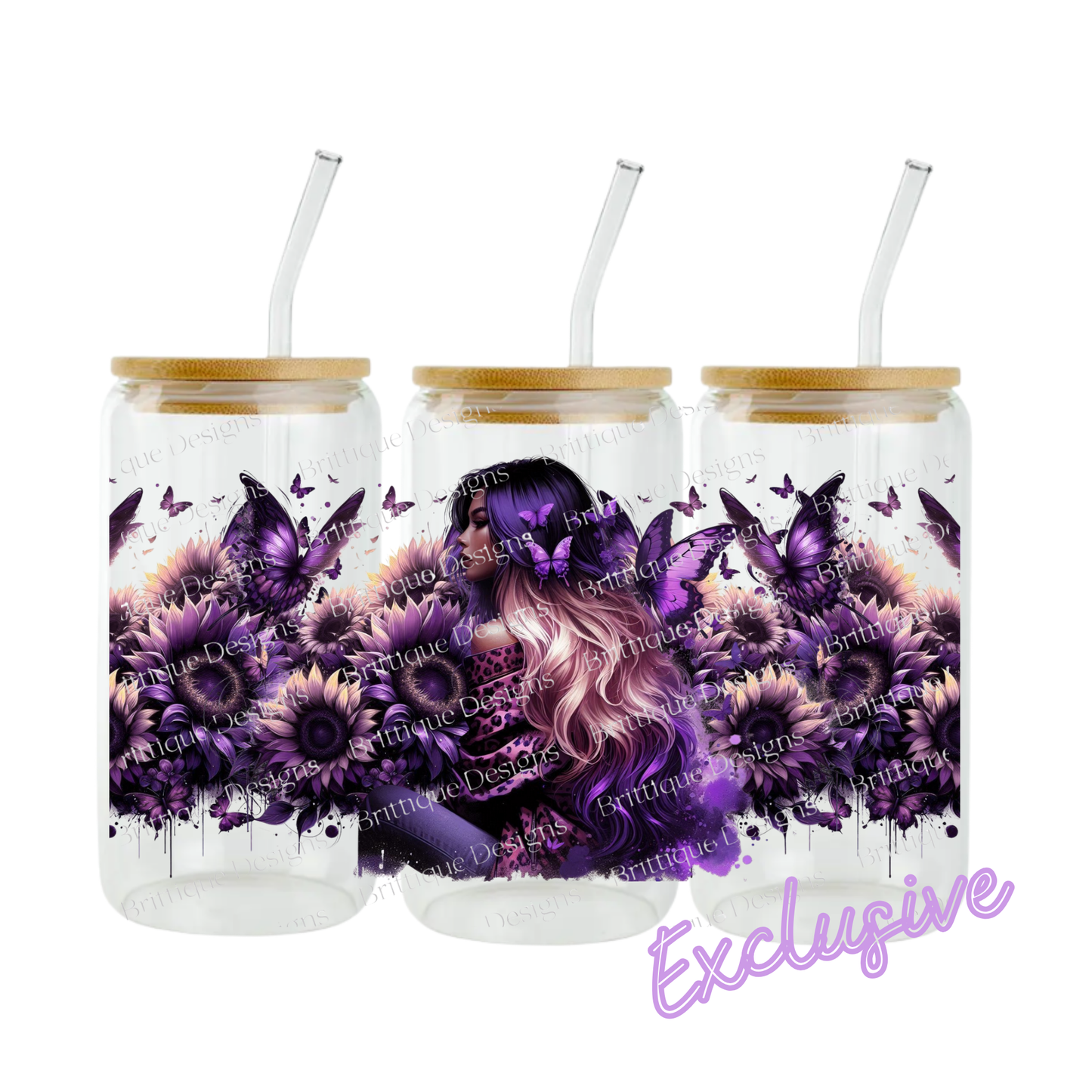 Sunflower Leopardess | 16oz UV DTF Exclusive