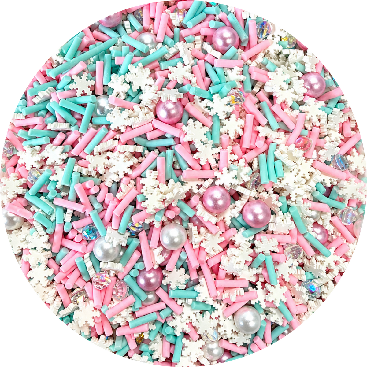 Pink Frostmas | Polymer Clay Pieces