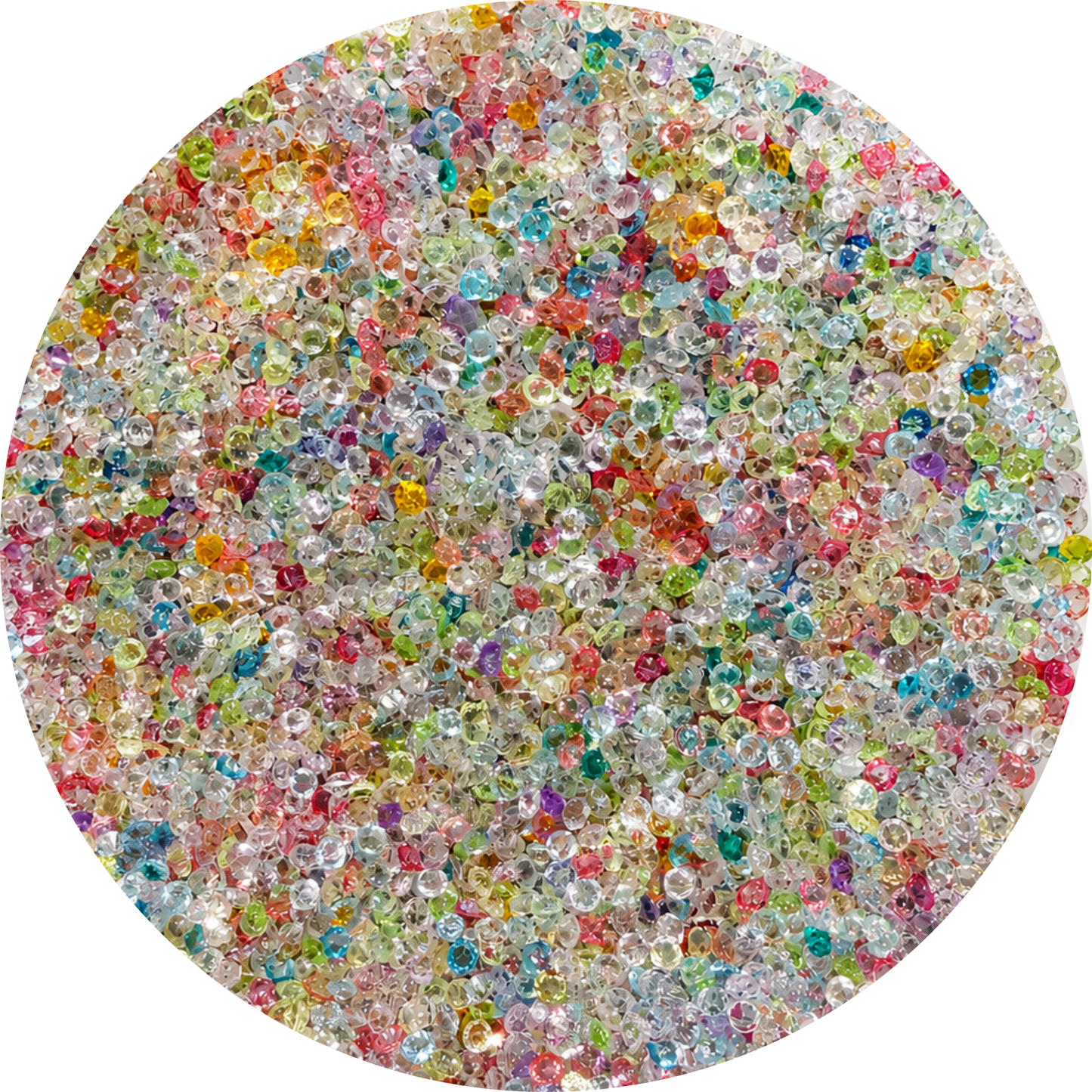 Light Multi Colour | Diamond Rhinestone | 100g Bag
