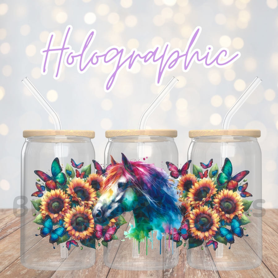 16oz Holographic UV DTF Wrap #30