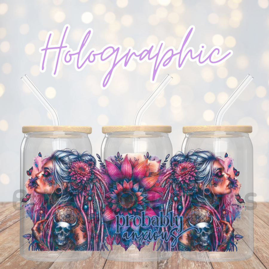 16oz Holographic UV DTF Wrap #27