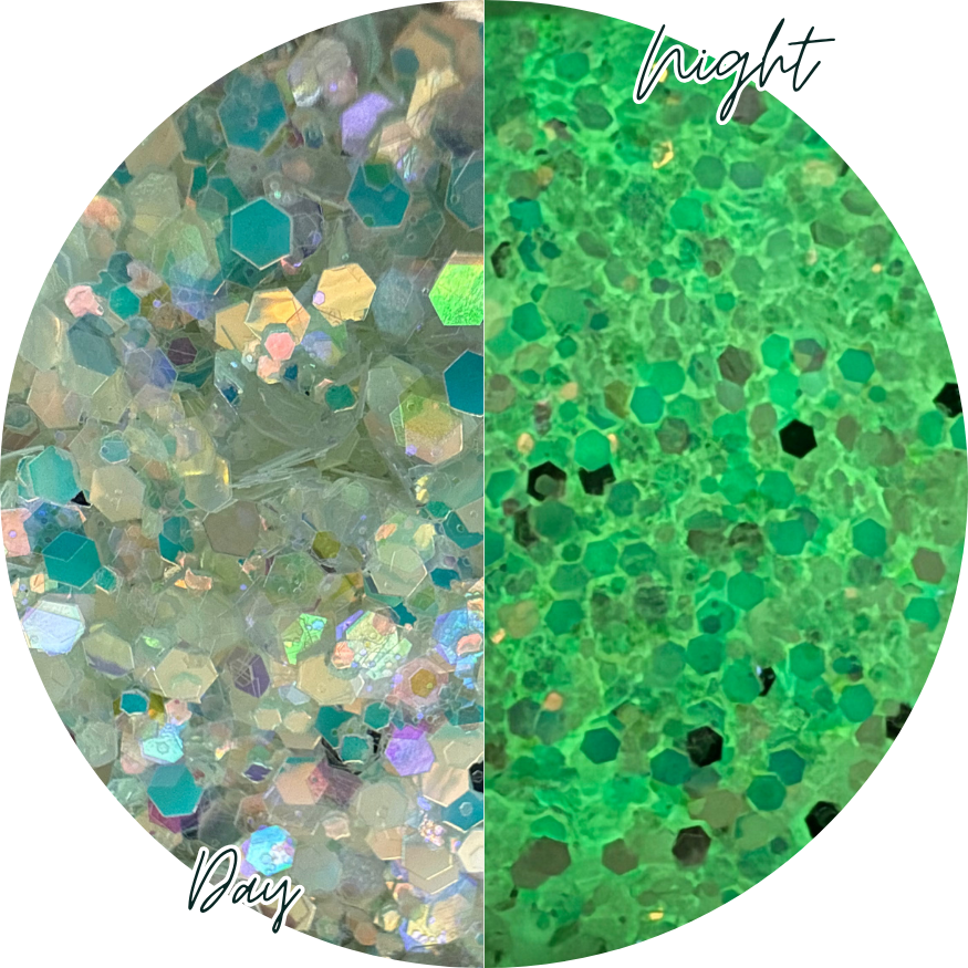 Frosted Venon | Glow In The Dark Glitter | 50g Shaker