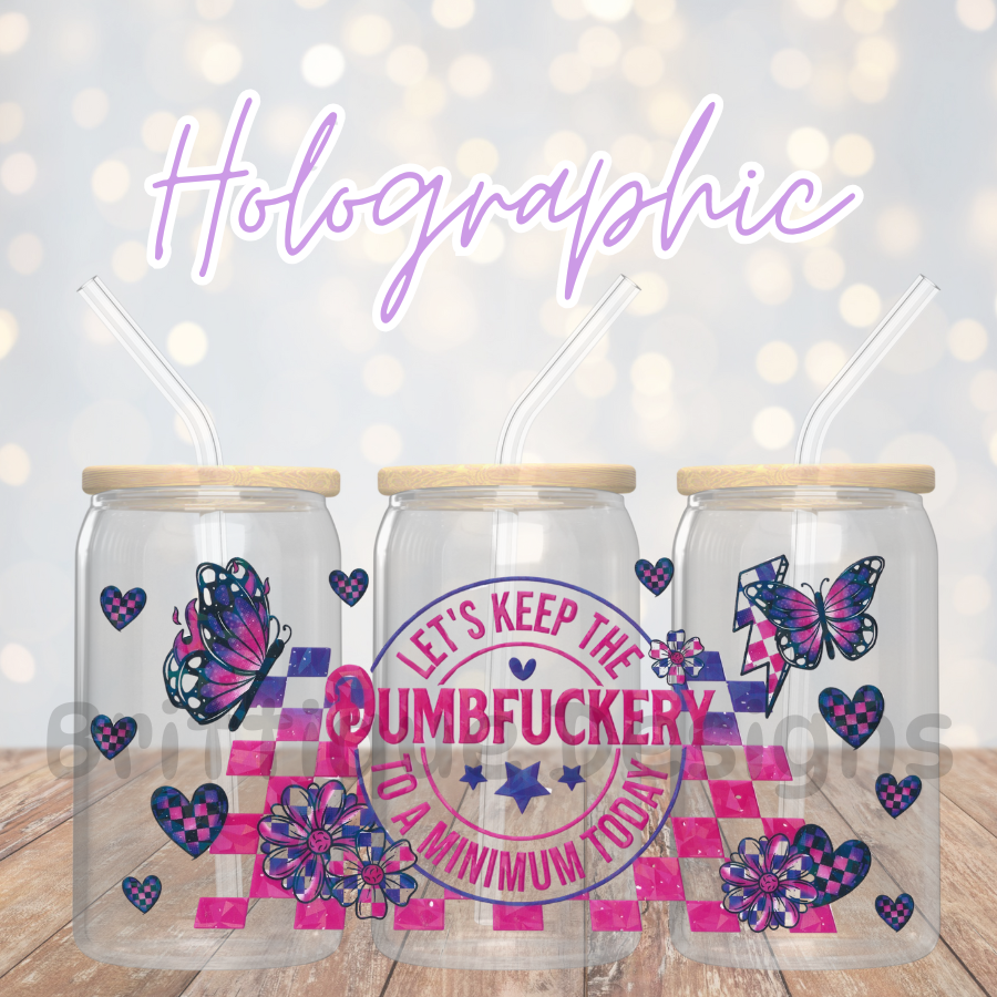 16oz Holographic UV DTF Wrap #20