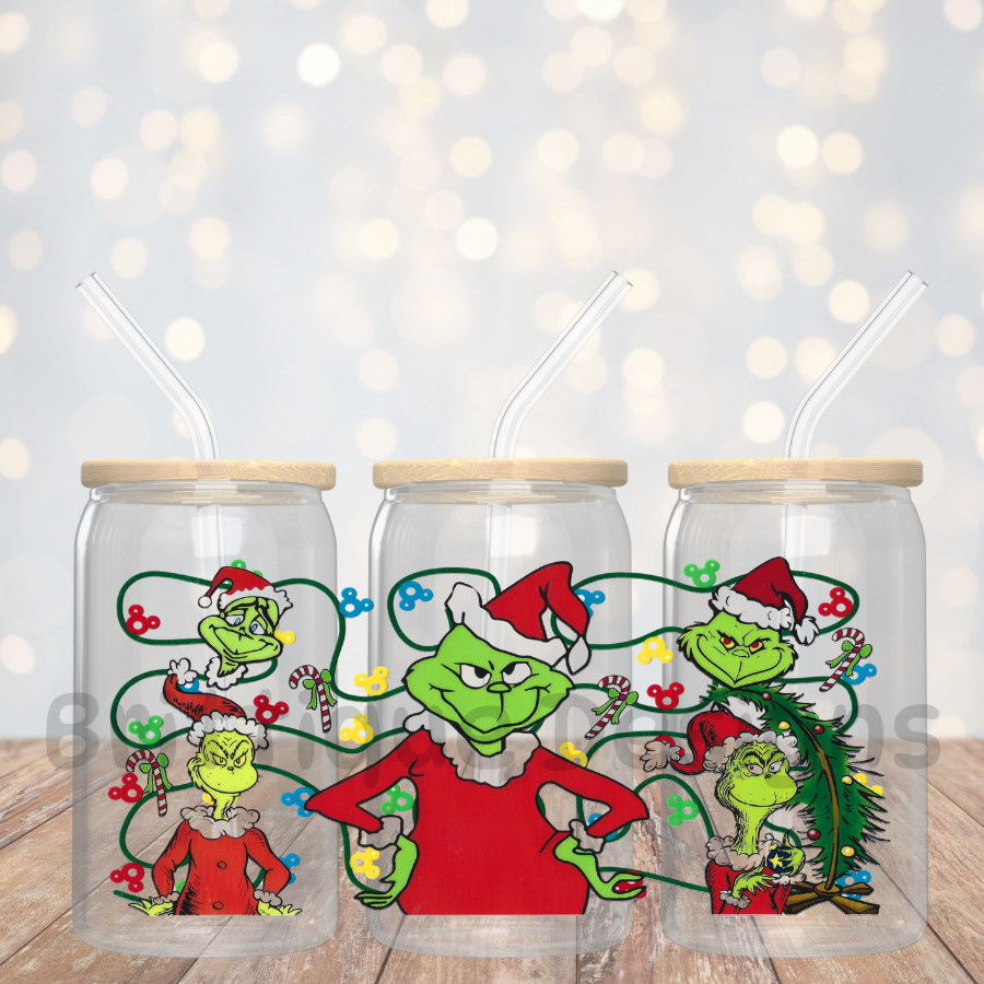 16oz Double Sided UV DTF Wrap #271 Christmas