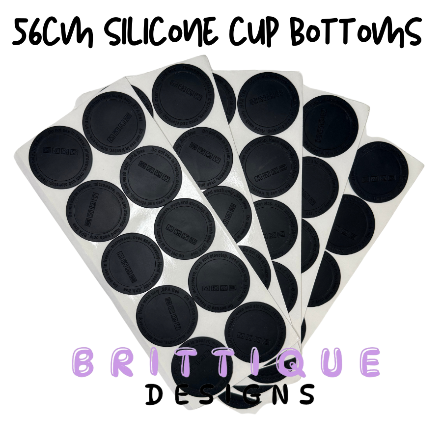 56cm Silicone Cup Bottoms 10 pack