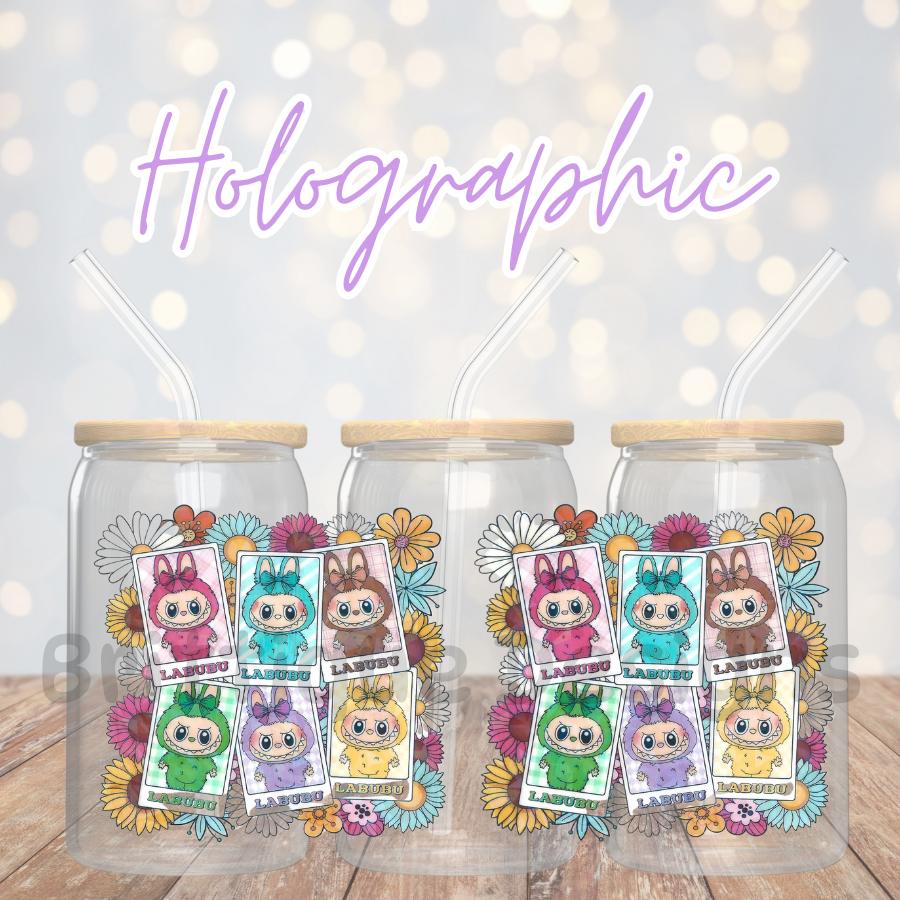 16oz Holographic UV DTF Wrap #24