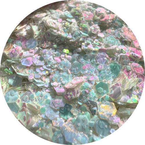 Cotton Candy Cloud | Colour Shifting | Chunky Glitter | 50g Shaker