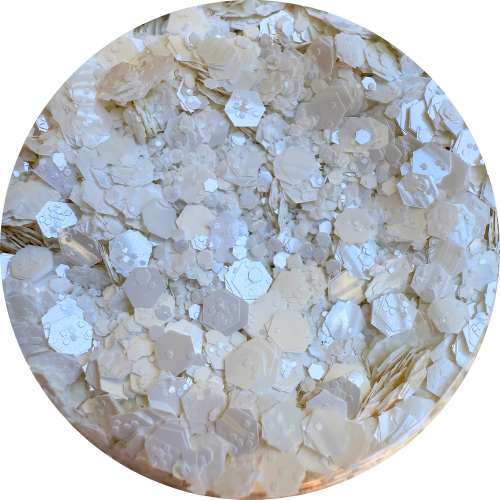 Sugar Snow | Matte Chunky Glitter | 50G Shaker