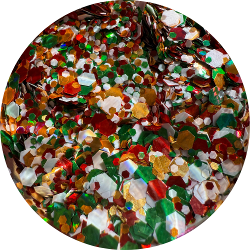 Christmas Cheer | Christmas | Chunky Glitter Mix | 50g Shaker