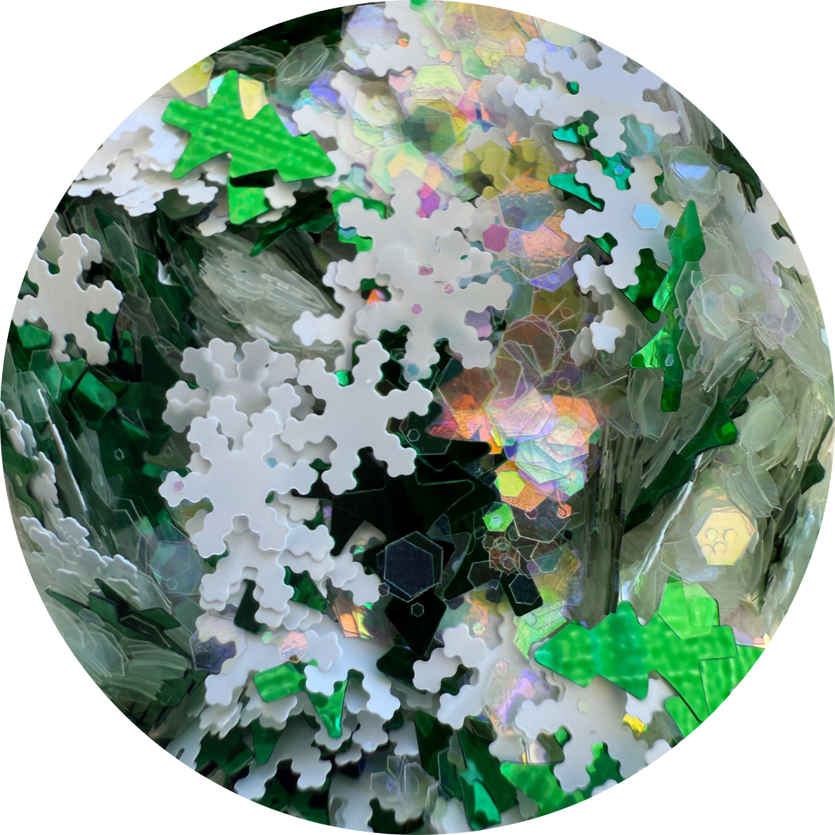 Peppermint Lane | Christmas | Chunky Glitter Mix | 50g Shaker