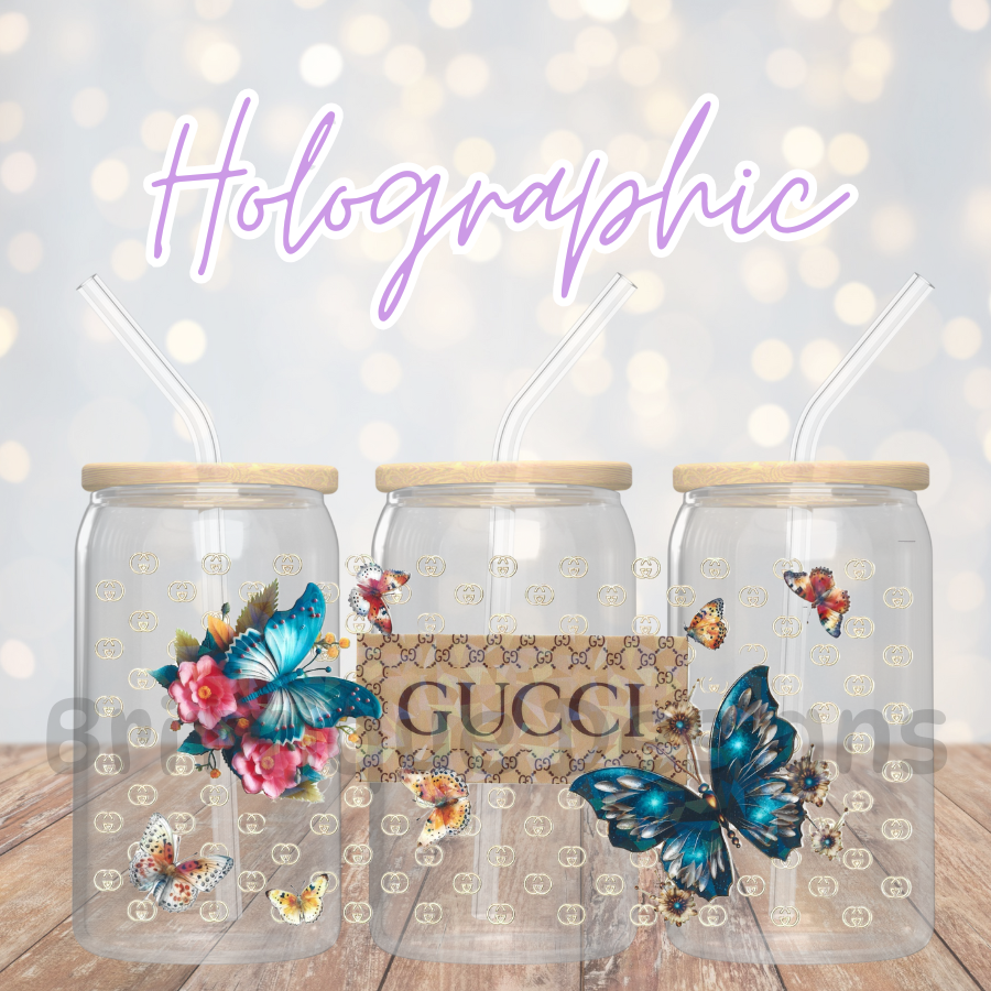 16oz Holographic UV DTF Wrap #33