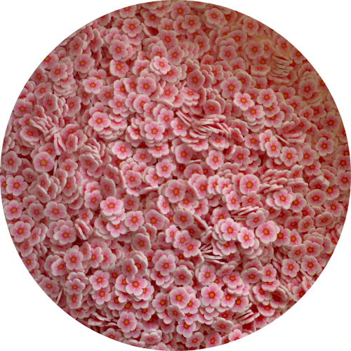 Pink Blossom | Polymer Clay Pieces