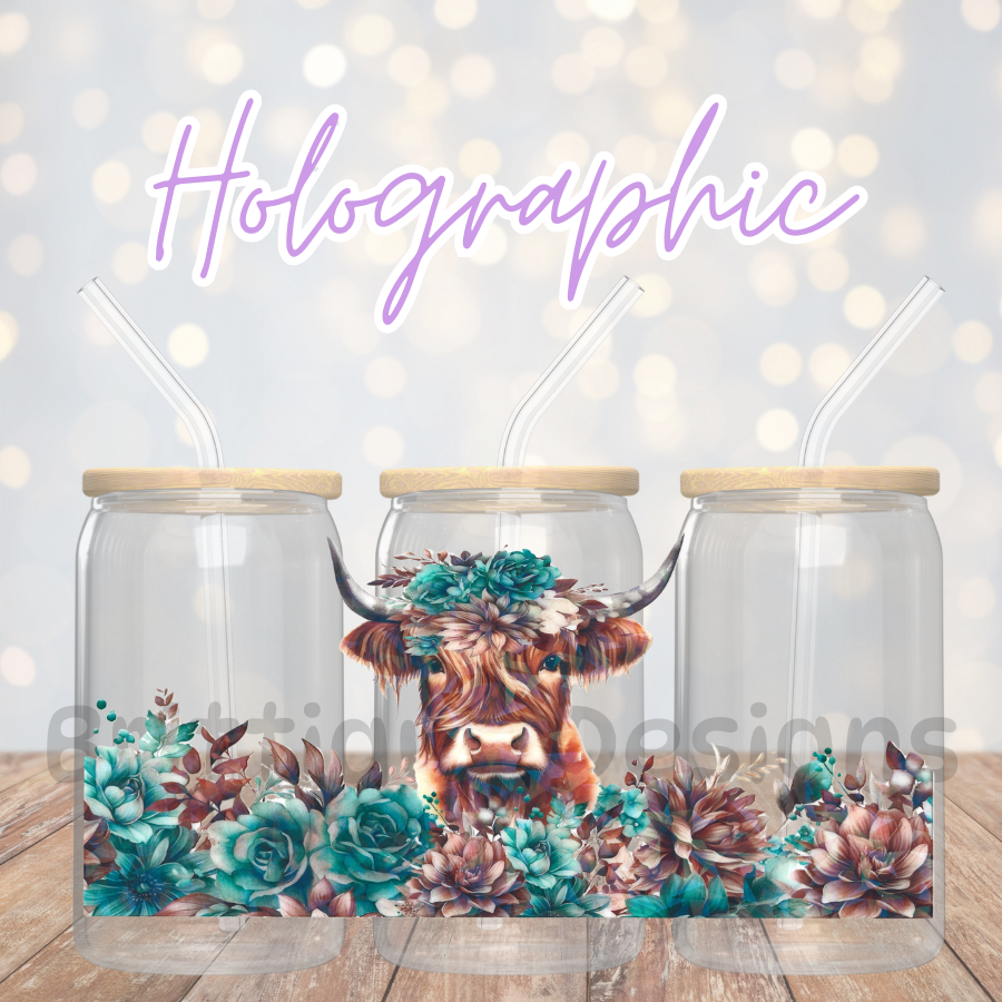 16oz Holographic UV DTF Wrap #41