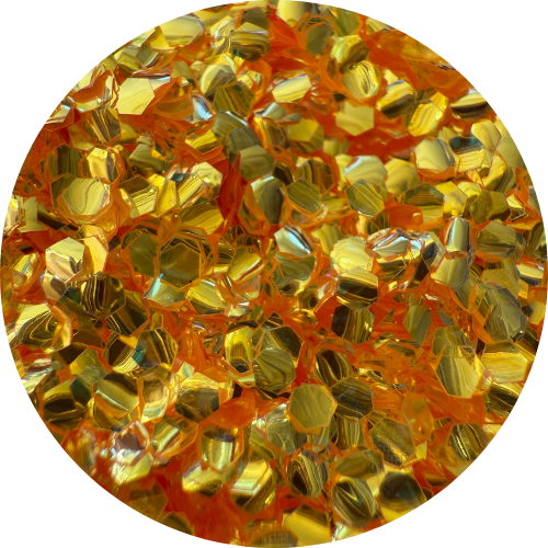 Orange Zing | Bubble Glitter | 40g Shaker