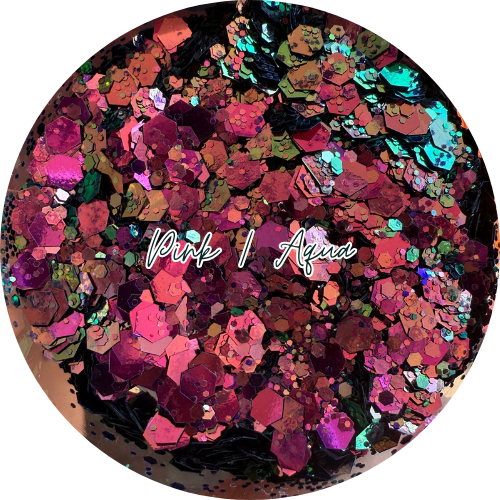 Aqua Aurora | Colour Shifting | Chunky Glitter | 50g Shaker
