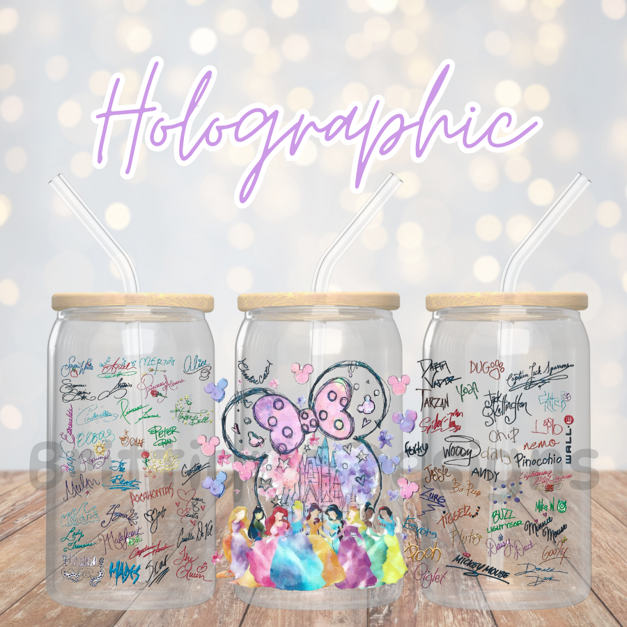 16oz Holographic UV DTF Wrap #14