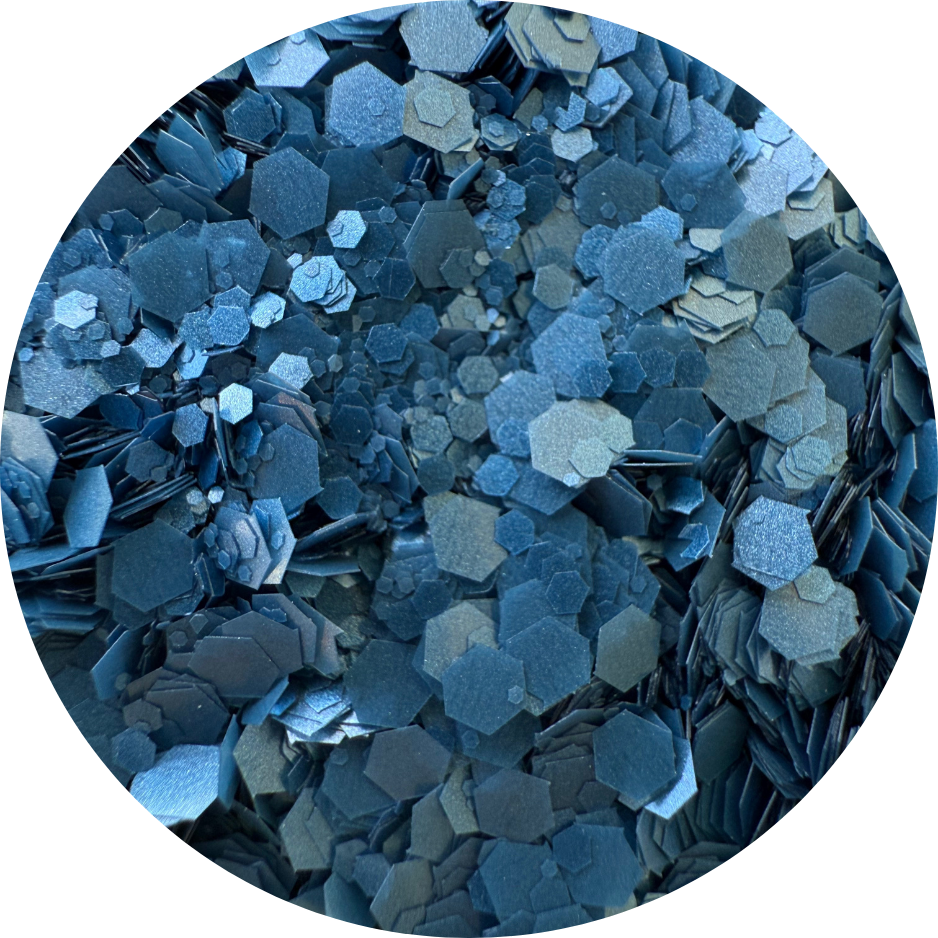 Navy Kaos | Matte Chunky Glitter | 50g Shaker