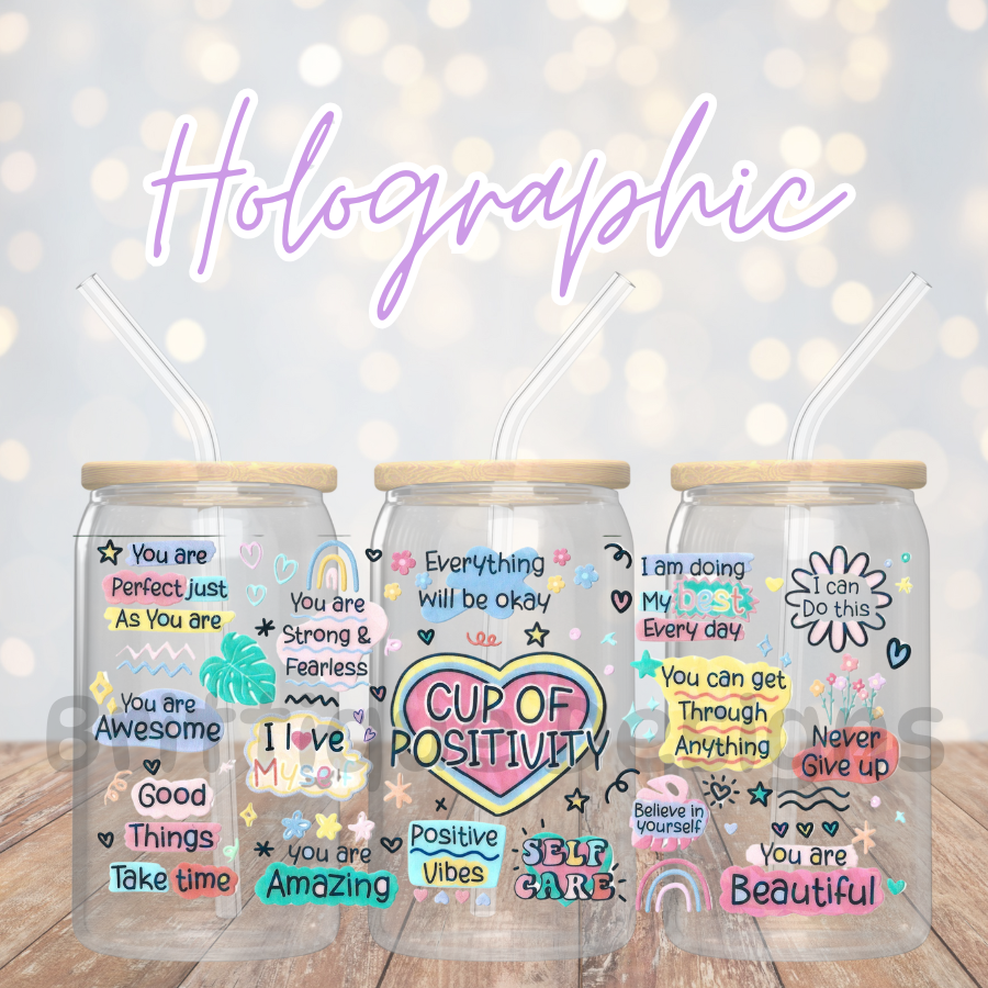 16oz Holographic UV DTF Wrap #35