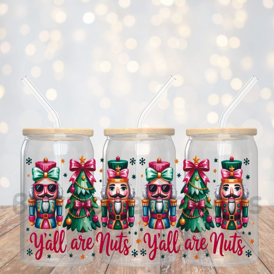 16oz Double Sided UV DTF Wrap #343 Christmas