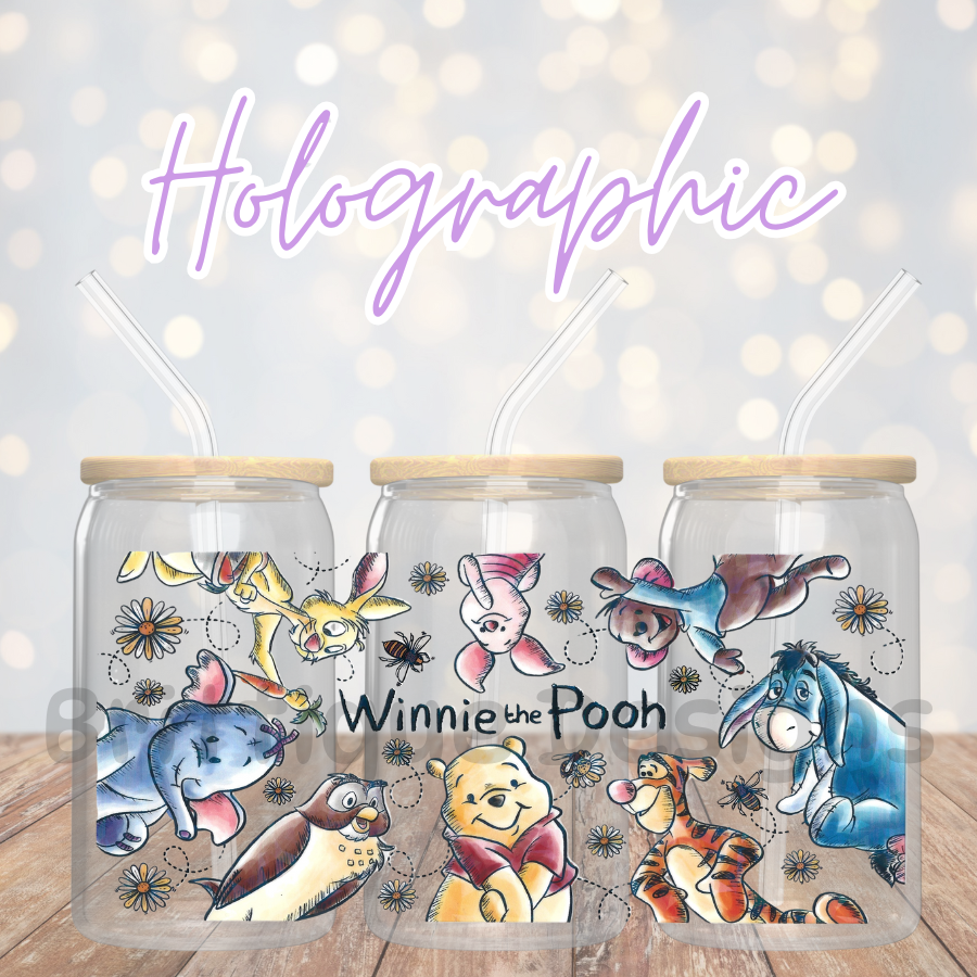 16oz Holographic UV DTF Wrap #39
