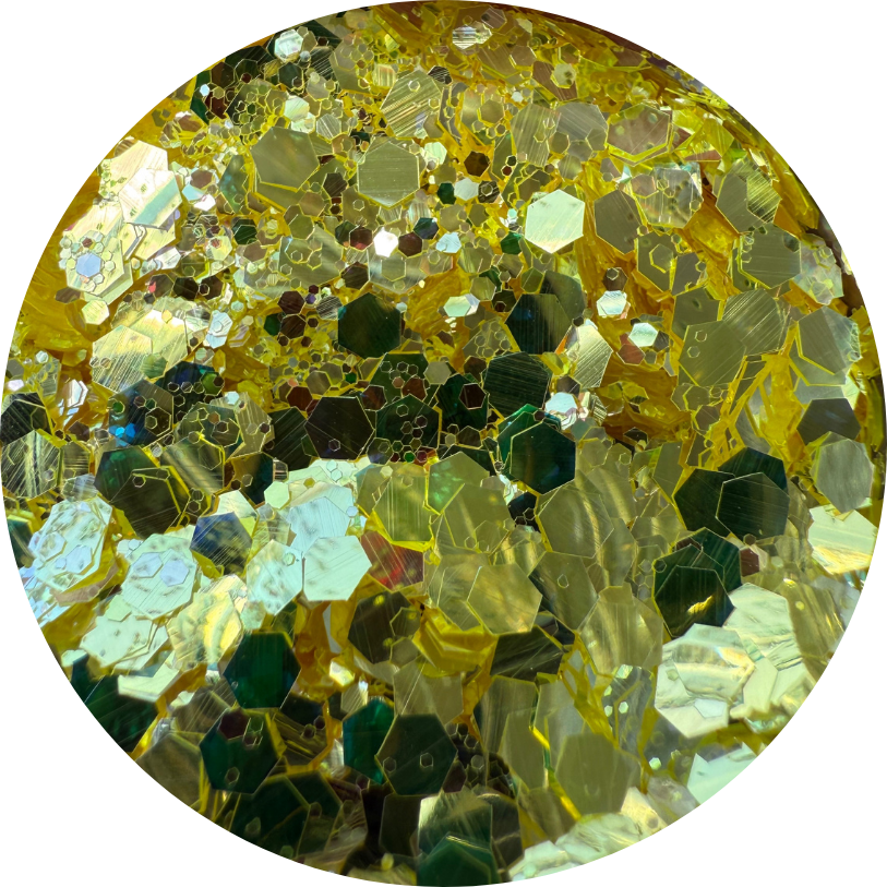 Sunshine Kiss | Diamond Chunky Glitter | 50g Shaker