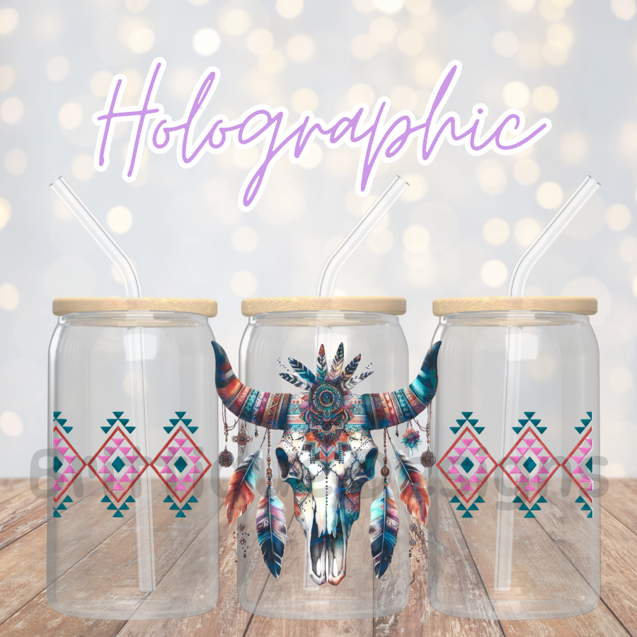 16oz Holographic UV DTF Wrap #50